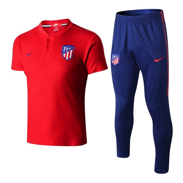 Polo Atletico Madrid Ensemble Complet 2018-19 Rouge